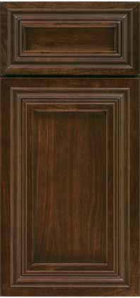 Conklin Door with Chestnut Stain on Walnut